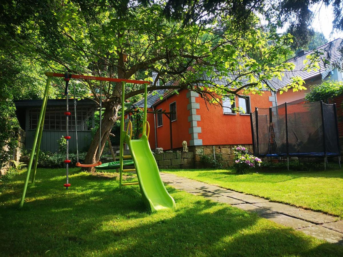 Ferienhaus Franz - An Der Elbe, Mit Grossem Garten Пирна Екстериор снимка